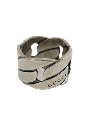 Gucci Chain Ring 925 Sterling Silver